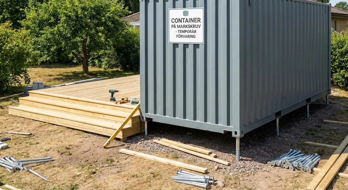 container på markskruv - SnabbGrund