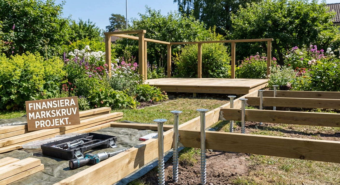 Finansiera markskruv projekt - alternativ och möjligheter