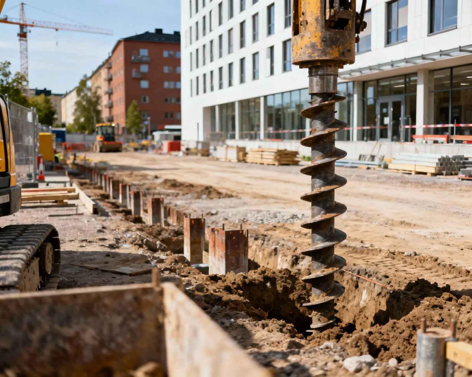Grundläggning Solna - Markskruvar för Urban Miljö 2025