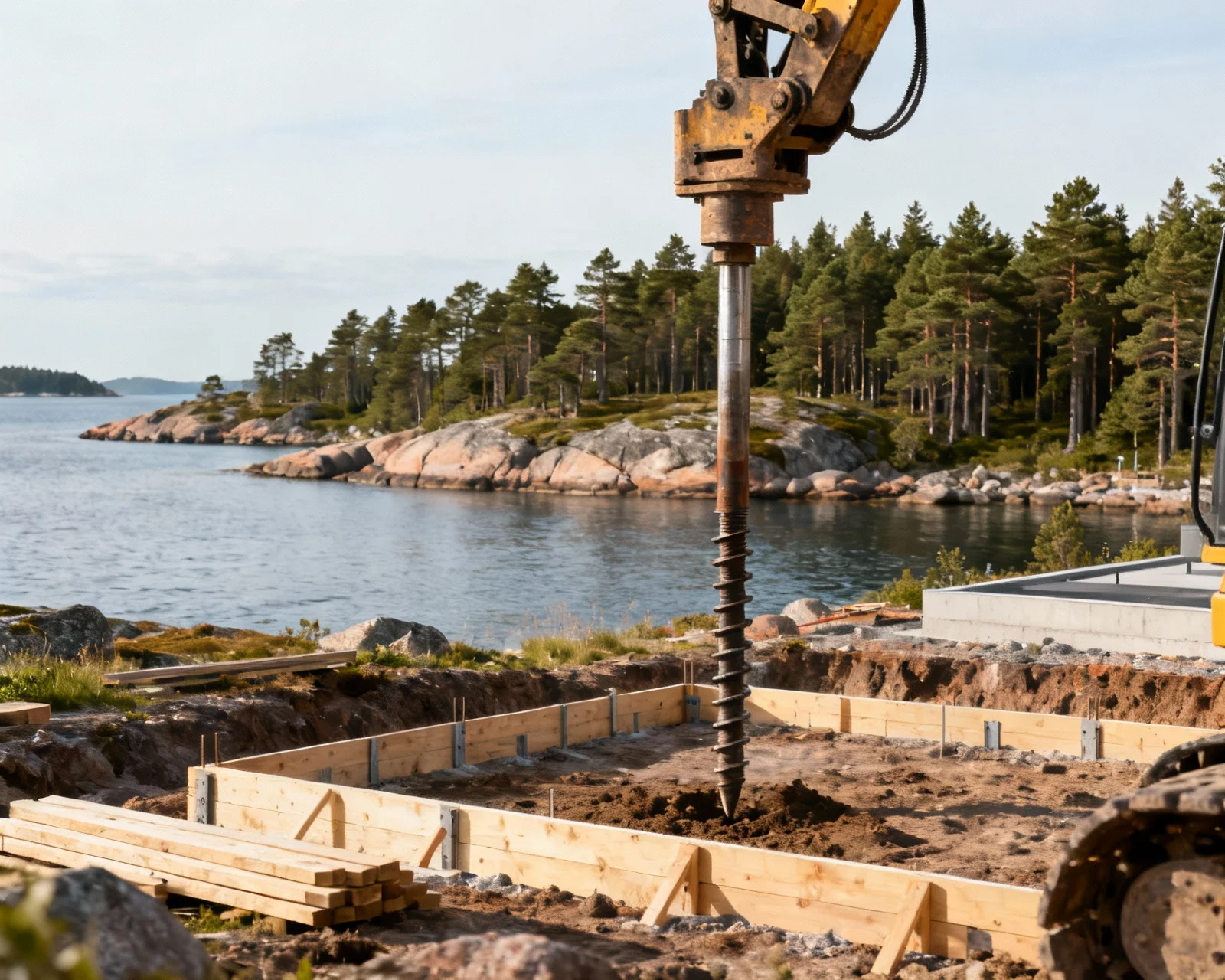 Grundläggning Värmdö - Markskruvar för Skärgården 2025