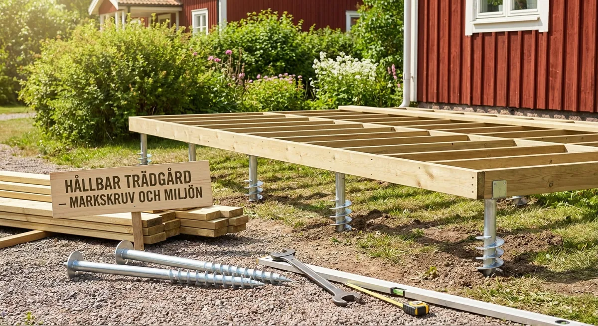 hållbar trädgård markskruv - SnabbGrund