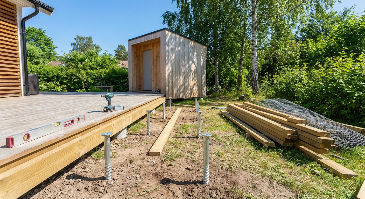 Hundgård med markskruv - säker inhägnad för din hund