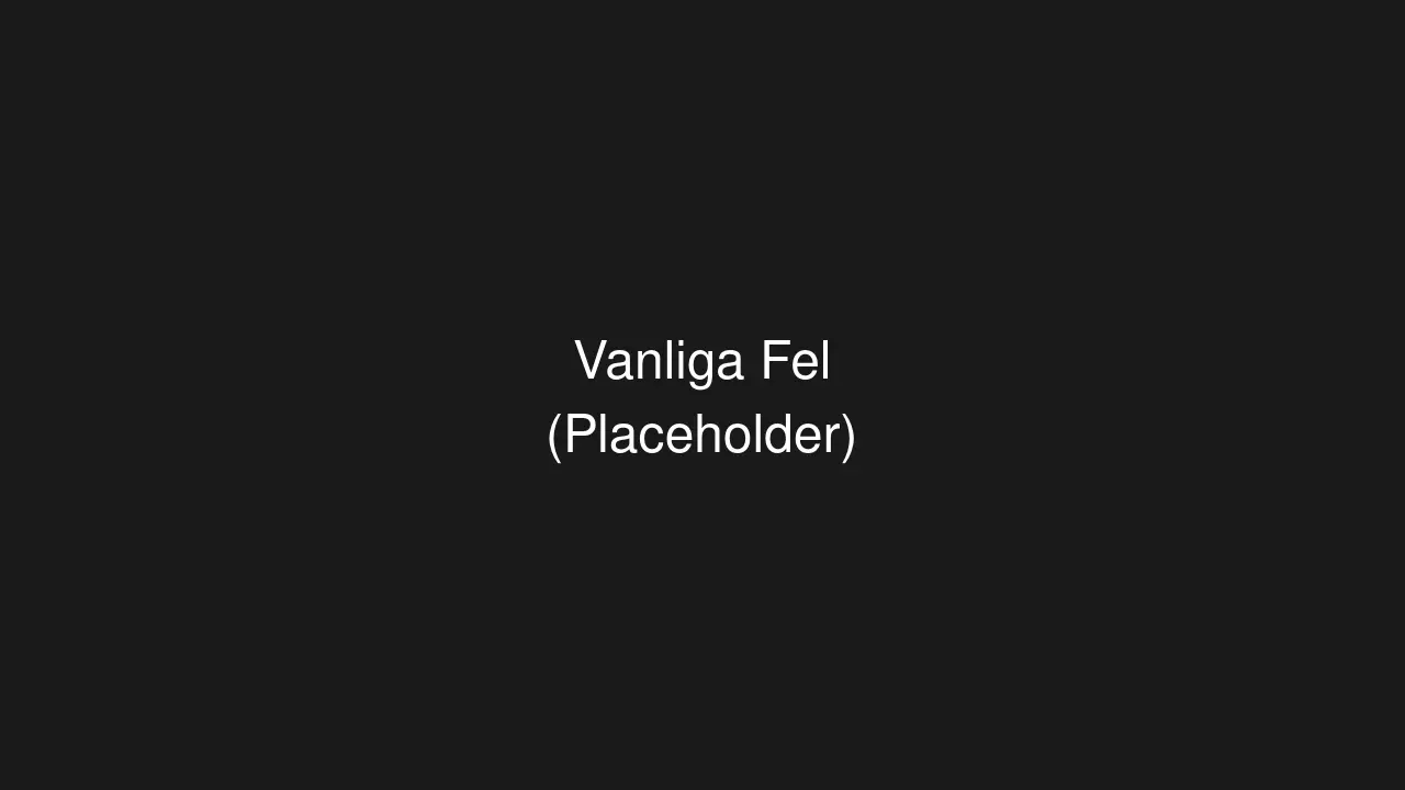 Vanliga fel vid placering av markskruvar