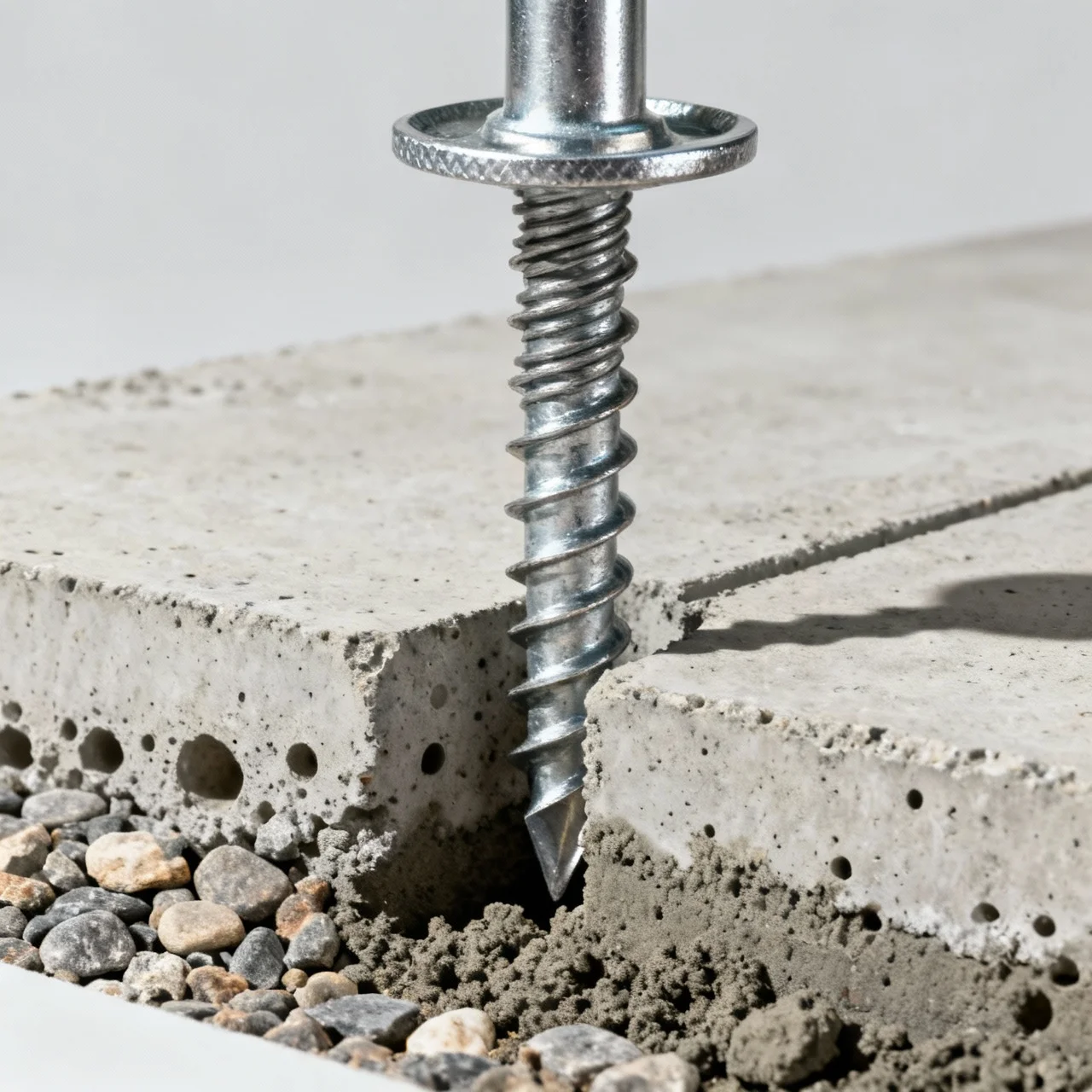 Närb betongplint och markskruv jämförelse