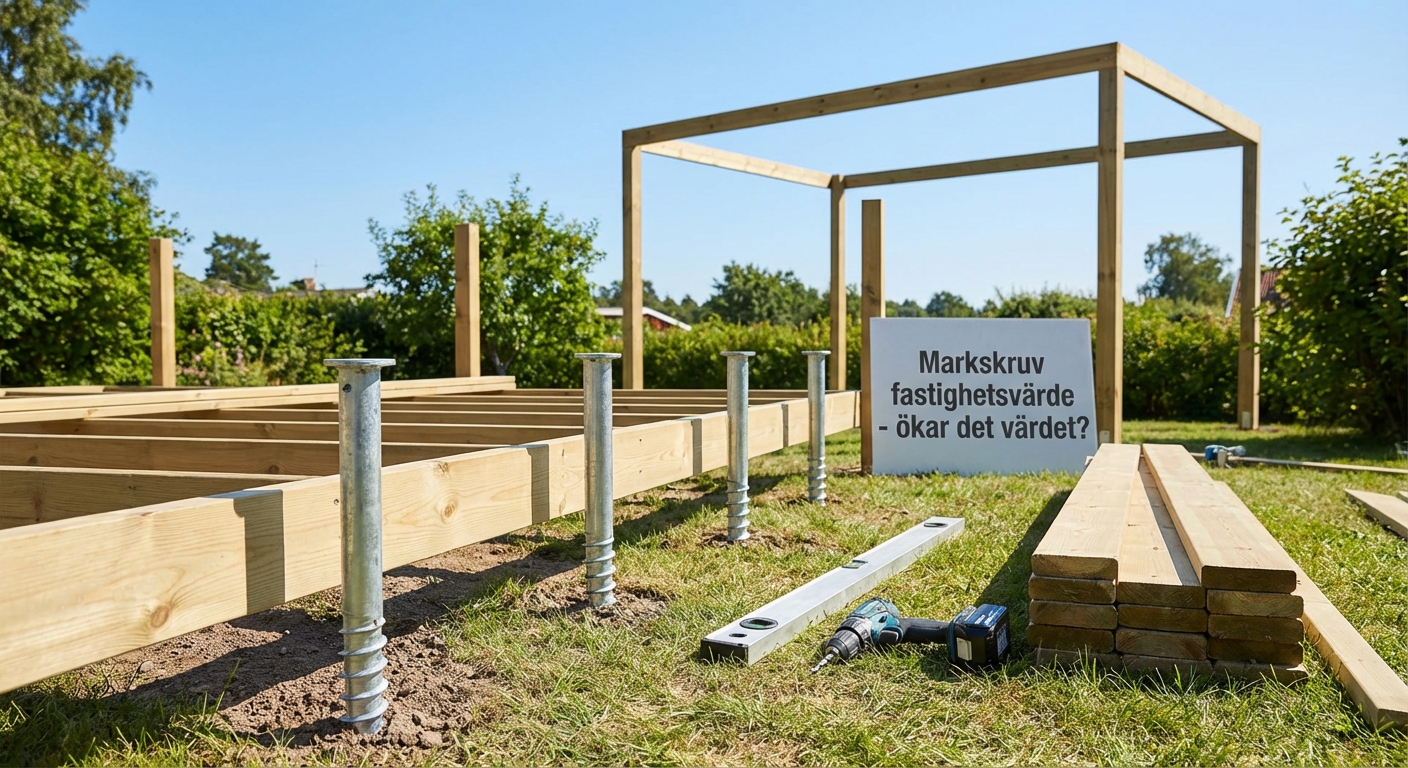 Markskruv fastighetsvärde - ökar det värdet på din tomt?