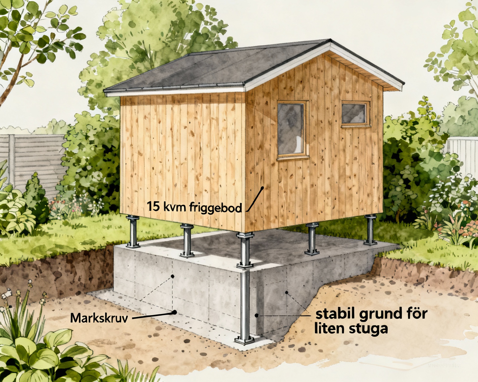 Markskruv till Friggebod - Pris, Installation & Guide 2025