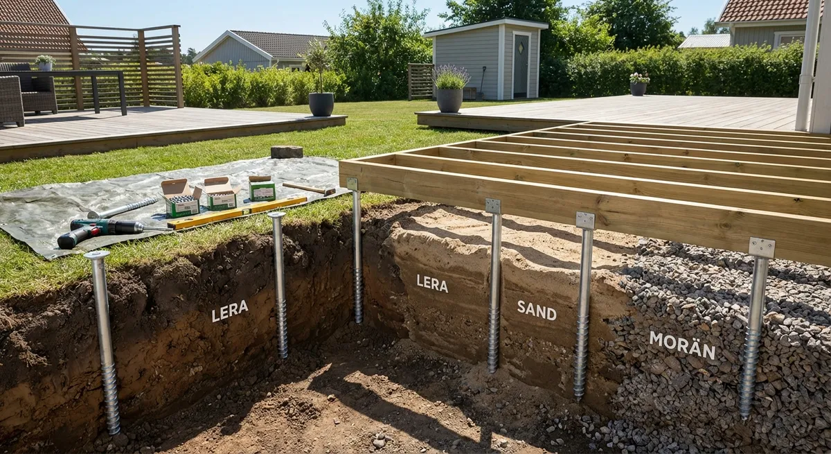 markskruv i olika jordarter - SnabbGrund