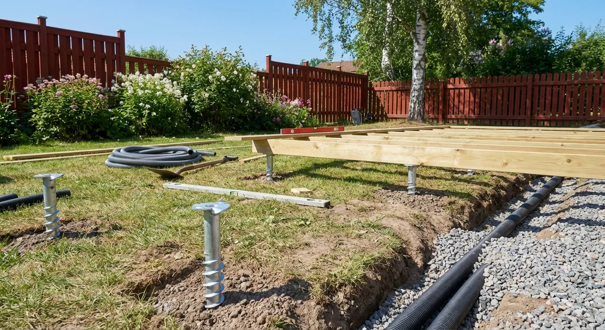 markskruv dränering - SnabbGrund