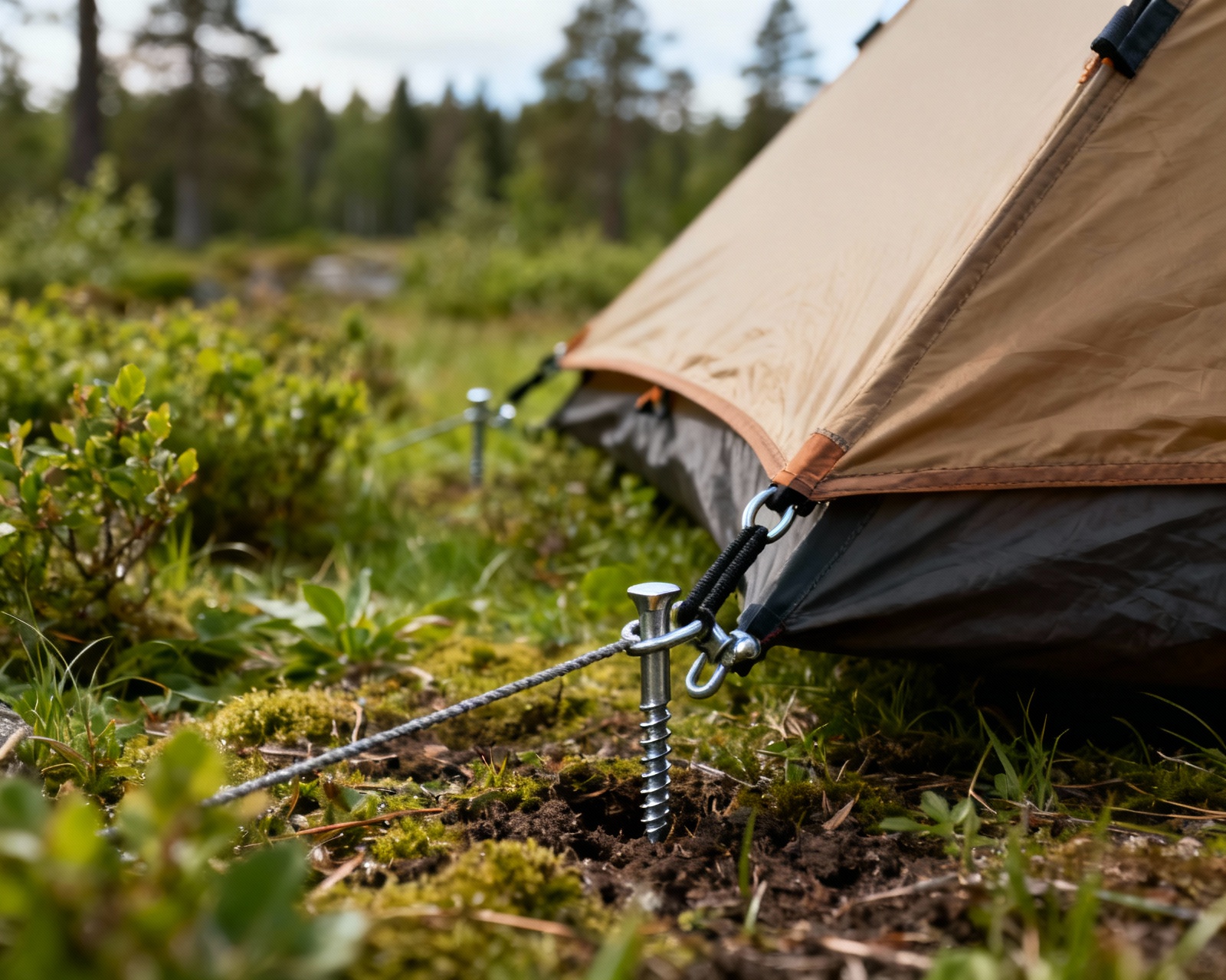 Markskruv för Tält - Säkra din Camping 2025
