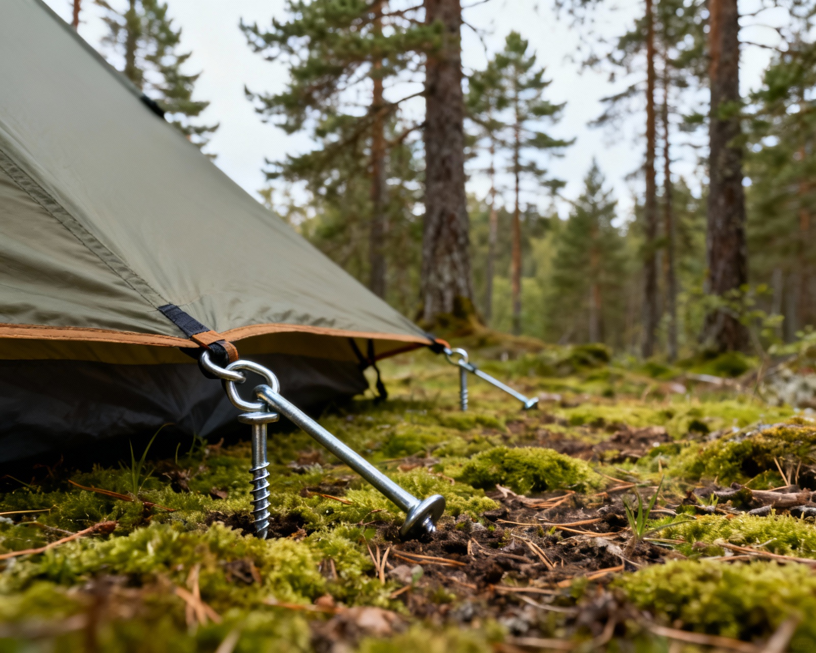 Markskruv till Tält 2025 - Camping Förankring & Tältpinnar