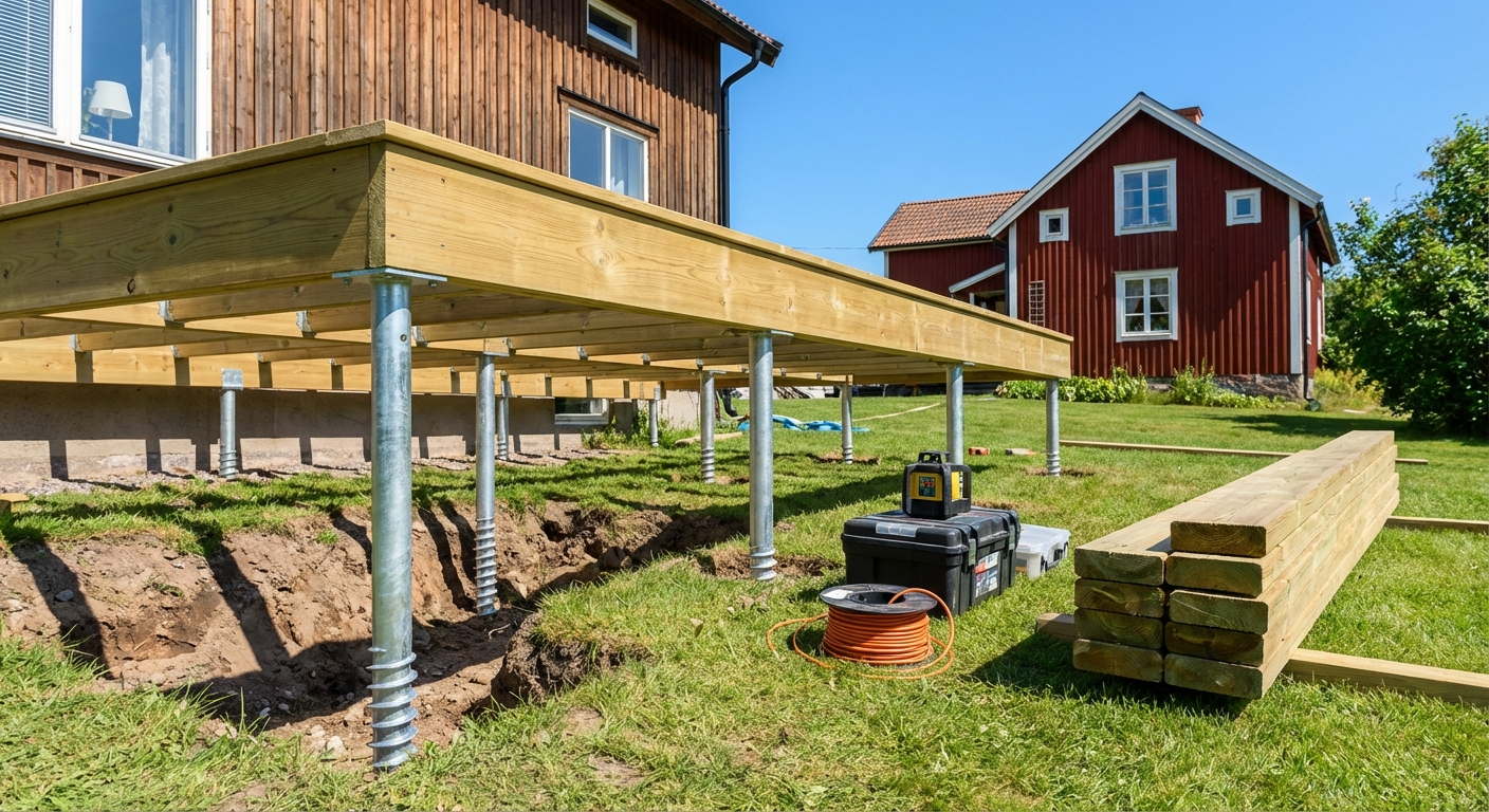 Markskruv vid husgrund - säkerhetsavstånd och regler