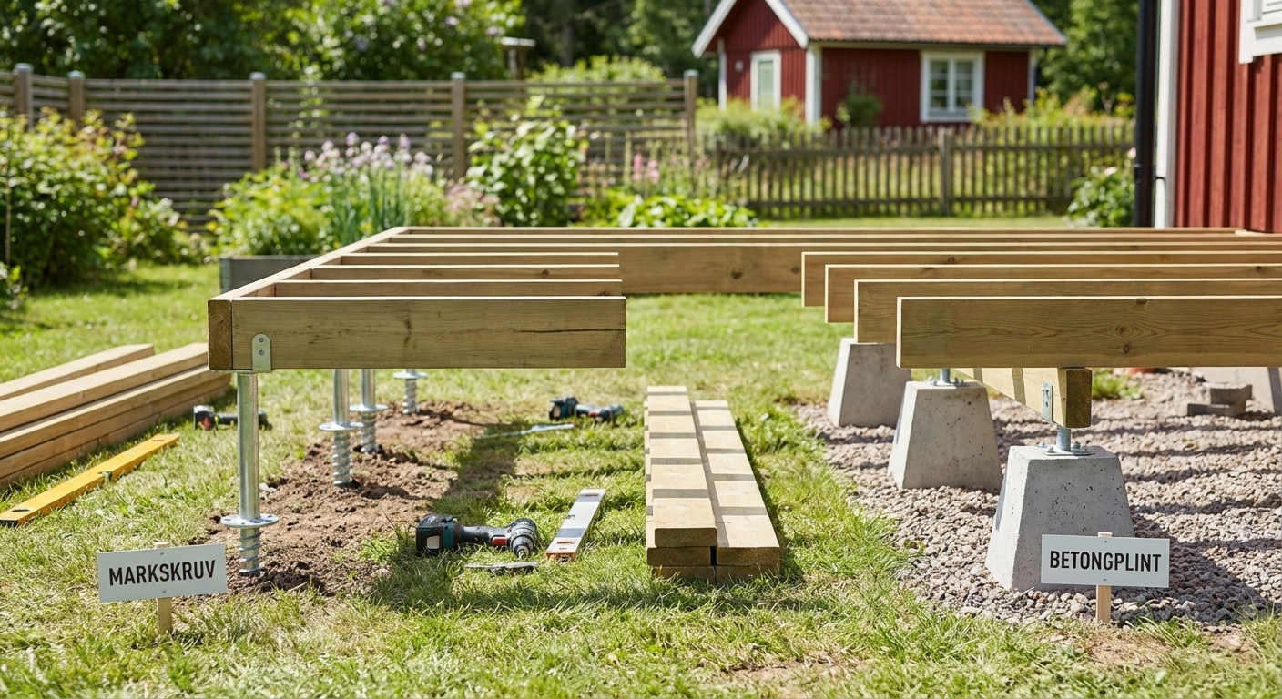 Markskruv vs betongplint - vilken är bäst?