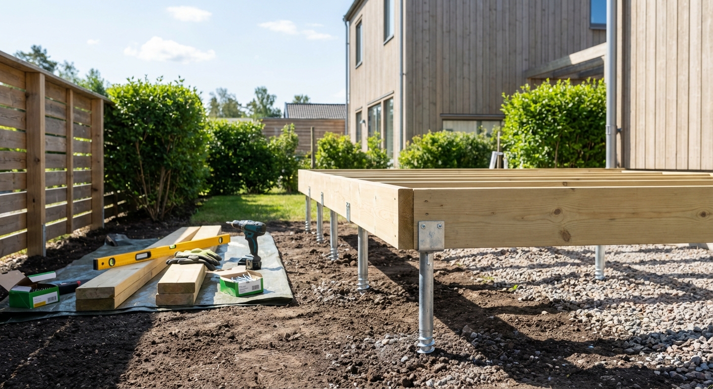 Minimalistisk trädgård med markskruv – Skapa en stilren utomhusmiljö